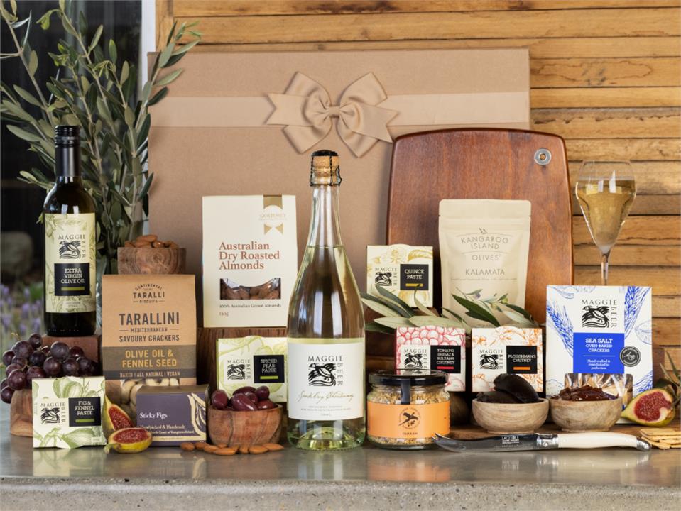 Maggie Beer Gourmet Entertaining Hamper with Sparkling Chardonnay Mamjo