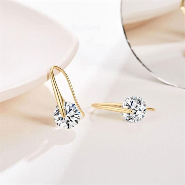 Gold Eclipse Earrings