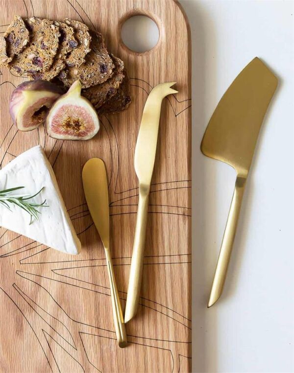 Cheese Knife Set Fresh Cut Flowers