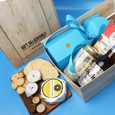 Gourmet Cheese, Beer and Chocolate Gift Hamper - Medium - Edible Blooms