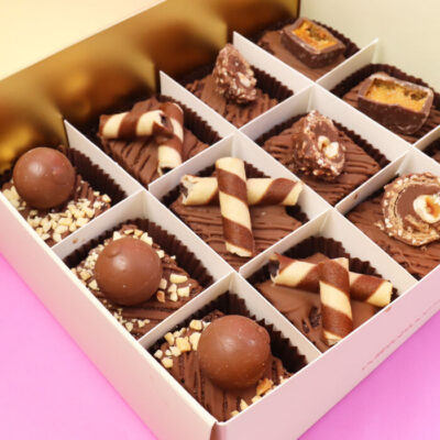 Donut and Chocolate Treat Box Gift