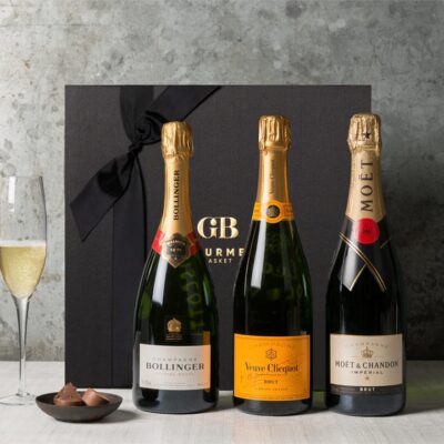 Champagne Trio Gift Hamper Mamjo Gifts Champagne Trio Gift Hamper