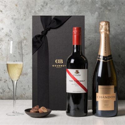 Sparkling and Red Duo Hamper Mamjo Gifts Sparkling and Red Duo Hamper