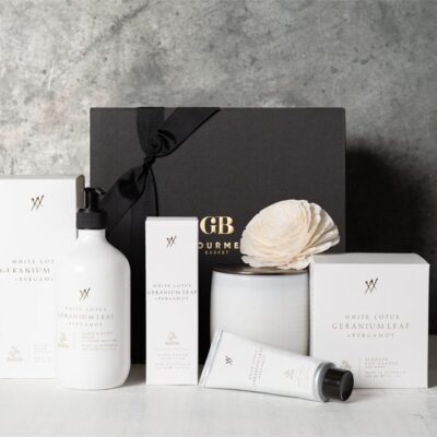 White Lotus Pamper Box Mamjo Gifts White Lotus Pamper Box