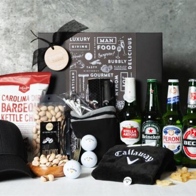 Beer, Golf and Nibbles Hamper Mamjo Gifts Beer, Golf and Nibbles Hamper