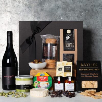 Prestige Brie Cheese and Wine Hamper