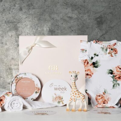 Organic Rosebud Baby Girl Hamper