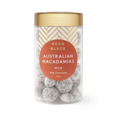 Koko Black Macadamias 165g | Milk Chocolate