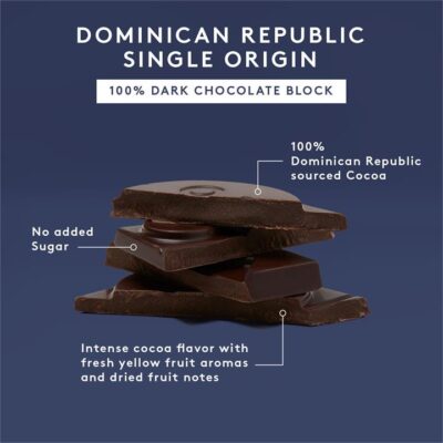 Koko Black Dominican Republic Single Origin | 100% Dark Chocolate Block