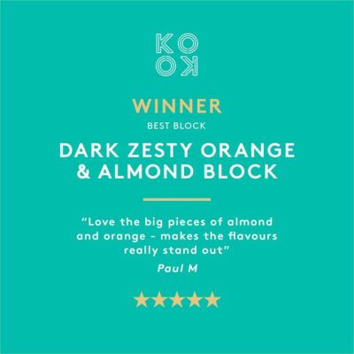 Koko Black Dark Zesty Orange & Almond | Dark Chocolate Block Mamjo Gifts Koko Black Dark Zesty Orange & Almond | Dark Chocolate Block