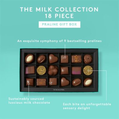 Koko Black The Milk Collection Praline Gift Box | 18 Piece Mamjo Gifts Koko Black The Milk Collection Praline Gift Box | 18 Piece