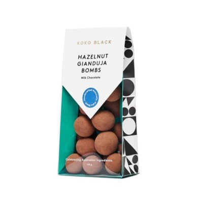 Koko Black Hazelnut Gianduja Bombs 100g | Milk Chocolate Mamjo Gifts Koko Black Hazelnut Gianduja Bombs 100g | Milk Chocolate