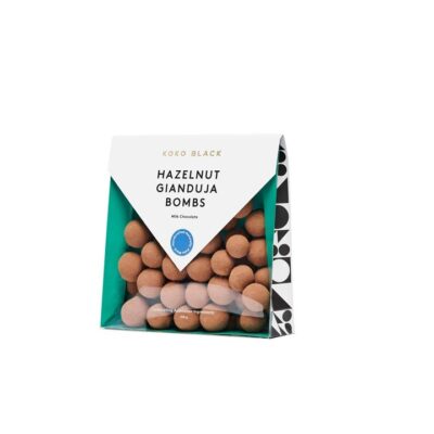 Koko Black Hazelnut Gianduja Bombs 200g | Milk Chocolate Mamjo Gifts Koko Black Hazelnut Gianduja Bombs 200g | Milk Chocolate
