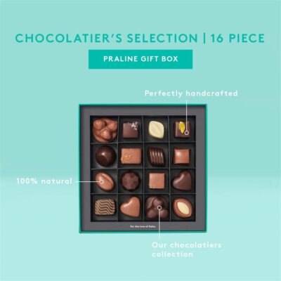 Koko Black Chocolatier’s Selection Praline Gift Box | 16 Piece Mamjo Gifts Koko Black Chocolatier's Selection Praline Gift Box | 16 Piece