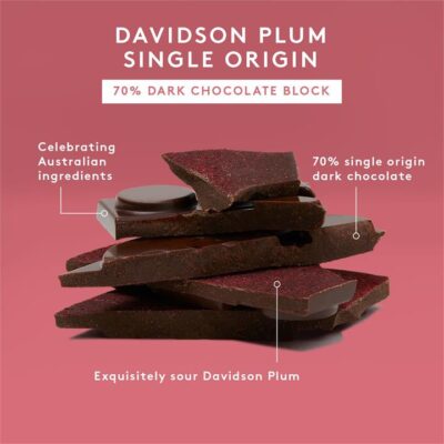 Koko Black Davidson Plum Single Origin | 70% Dark Chocolate Block Mamjo Gifts Koko Black Davidson Plum Single Origin | 70% Dark Chocolate Block
