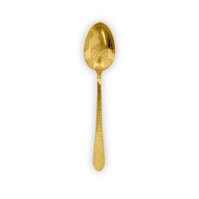 T2 Moroccan Tealeidoscope Etched Gold Teaspoon