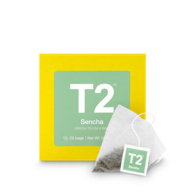 T2 Sencha Tea Bag Cube 25 pack