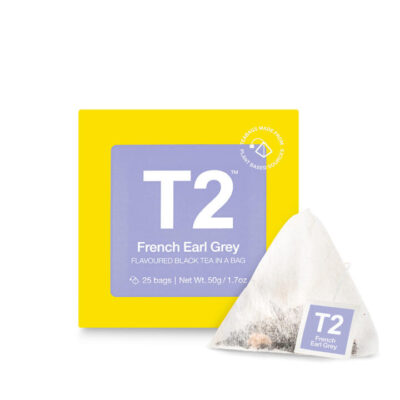 T2 French Earl Grey Tea Bag Cube 25 pack Mamjo Gifts T2 French Earl Grey Tea Bag Cube 25 pack