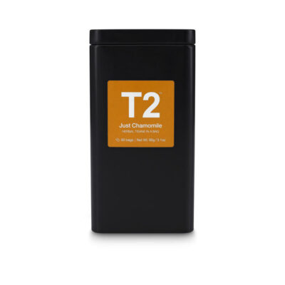 T2 Just Chamomile Tea Bag Tin 60 pack Mamjo Gifts T2 Just Chamomile Tea Bag Tin 60 pack