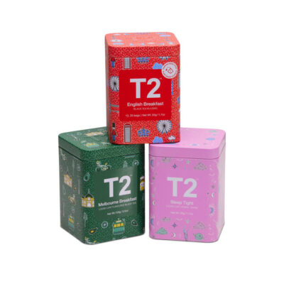 T2 Tea Tin Trio Bundle Mamjo Gifts T2 Tea Tin Trio Bundle