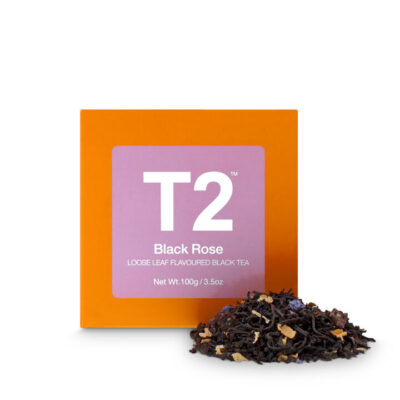T2 Black Rose Loose Leaf Cube 100g