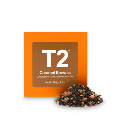 T2 Caramel Brownie Loose Leaf Cube 100g