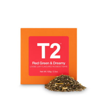T2 Red, Green & Dreamy Loose Leaf Cube 100g Mamjo Gifts T2 Red, Green & Dreamy Loose Leaf Cube 100g