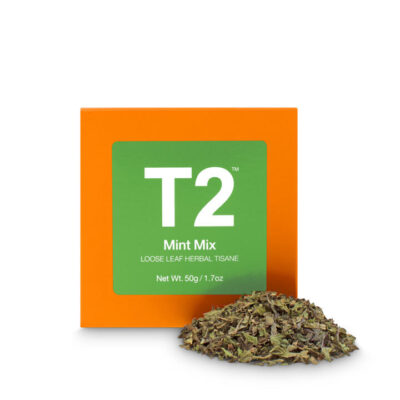 T2 Mint Mix Loose Leaf Cube 50g Mamjo Gifts T2 Mint Mix Loose Leaf Cube 50g