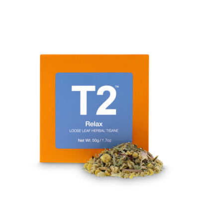 T2 Relax Loose Leaf Cube 50g Mamjo Gifts T2 Relax Loose Leaf Cube 50g
