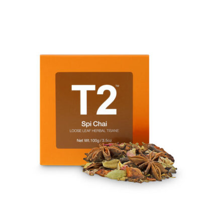 T2 Spi Chai Loose Leaf Cube 100g Mamjo Gifts T2 Spi Chai Loose Leaf Cube 100g