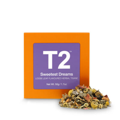 T2 Sweetest Dreams Loose Leaf Cube 50g Mamjo Gifts T2 Sweetest Dreams Loose Leaf Cube 50g