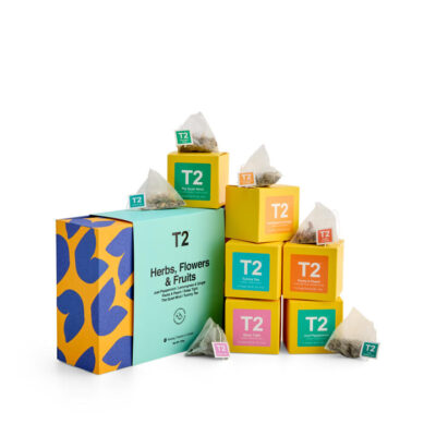 T2 Herbs, Flowers & Fruits Tea Bag Gift Pack Mamjo Gifts T2 Herbs, Flowers & Fruits Tea Bag Gift Pack