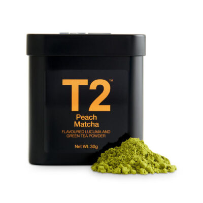 T2 Peach Matcha Powder Tin 30g