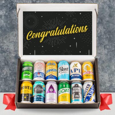 Congratulations Dozen Brews - Handpicked Beer Hamper for Beer Lovers