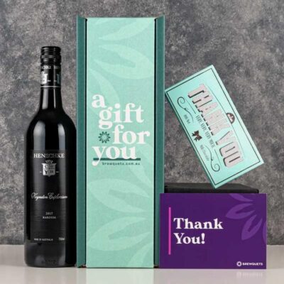 Thank You Wine  Chocolate Hamper - Premium White 30 - Wine Gift Basket Perfect for Any Occasion