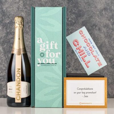 Sparkling Wine  Chocolate Hamper - Wine Gift Basket Perfect for Any Occasion