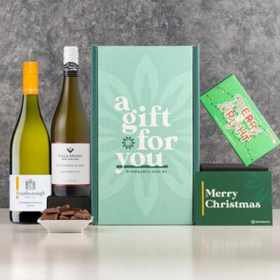 Christmas Duo Wine Hamper - Red  White Sauvignon Blanc  Shiraz