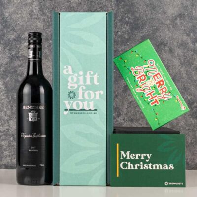 Christmas Wine  Chocolate Hamper - Chardonnay