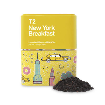 T2 New York Breakfast Loose Leaf Icon Tin 100g