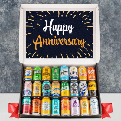 Anniversary 24 Beer Gift Pack - Handpicked Beer Hamper for Beer Lovers