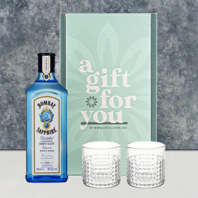 Bombay Sapphire Gin Gift Pack - Premium Gin Gifts Australia | Brewquets Online Delivery