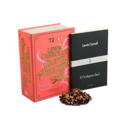 T2 T2 x Penguin Books – Lewis Carroll’s Cherry Pineapple Tart Loose Leaf Tea Book 100g