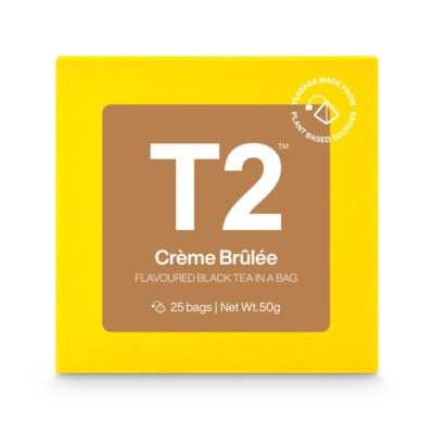 T2 Creme Brulee Tea Bag Cube 25 pack