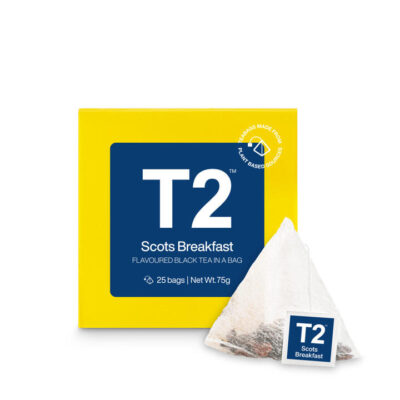 T2 Scots Breakfast Tea Bag Cube 25 pack