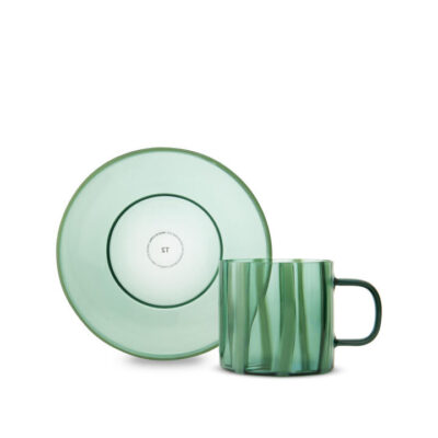 T2 Mimi Cup & Saucer Green