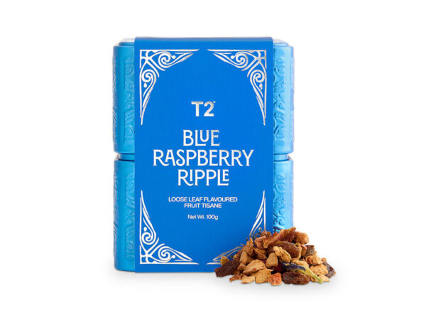 Blue Raspberry Gifts T2 Blue Raspberry Ripple Loose Leaf Tin 100g - Mamjo Gifts