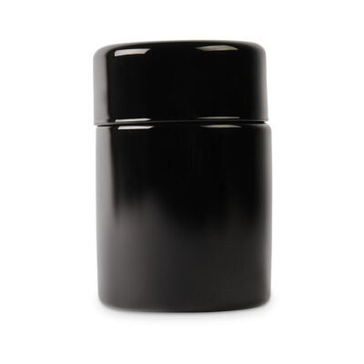 T2 Glass Storage Jar Black