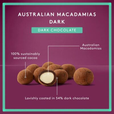 Koko Black Dark Macadamias | Dark Chocolate Mamjo Gifts Koko Black Dark Macadamias | Dark Chocolate