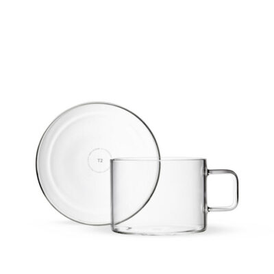 T2 Gigi Glass Cup & Saucer