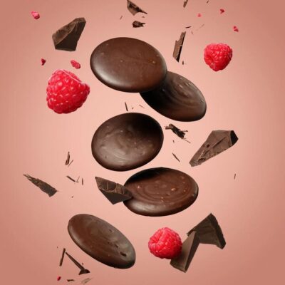 Koko Black Raspberry Burst Dotties 100g | Dark Chocolate Mamjo Gifts Koko Black Raspberry Burst Dotties 100g | Dark Chocolate